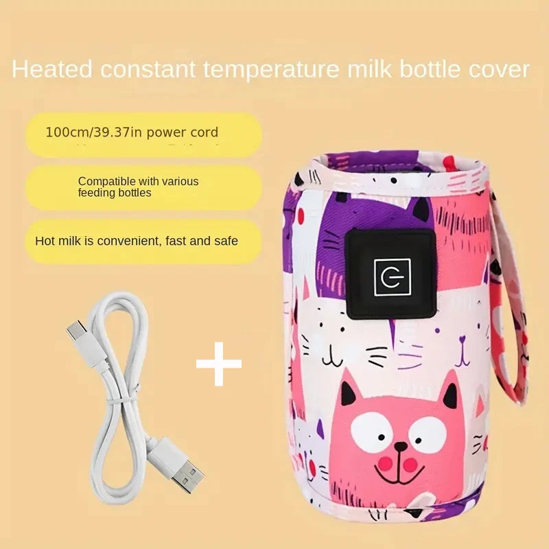 USB Milk Water Warmer, Heater Portable Bottle Feeding