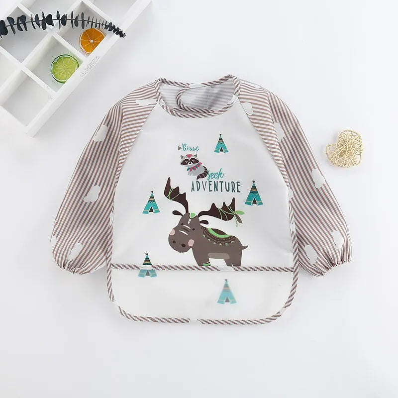 1Pcs Waterproof Eating Smock Clothes