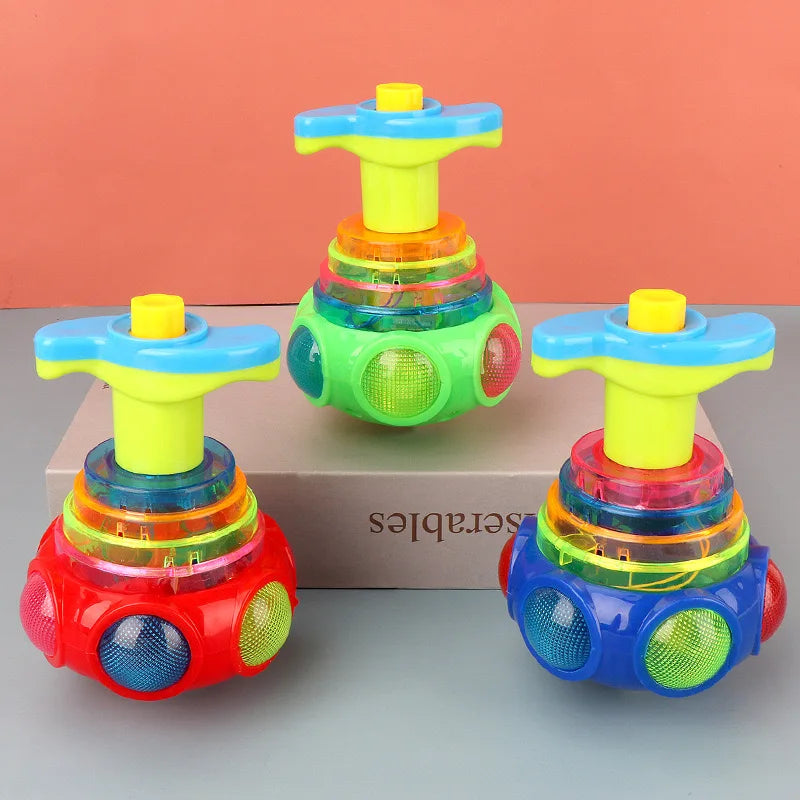 1 PC Random Color Luminous Music Rotating