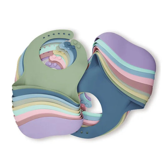 Waterproof Baby Bibs Soft Silicone Baby Feeding Stuff