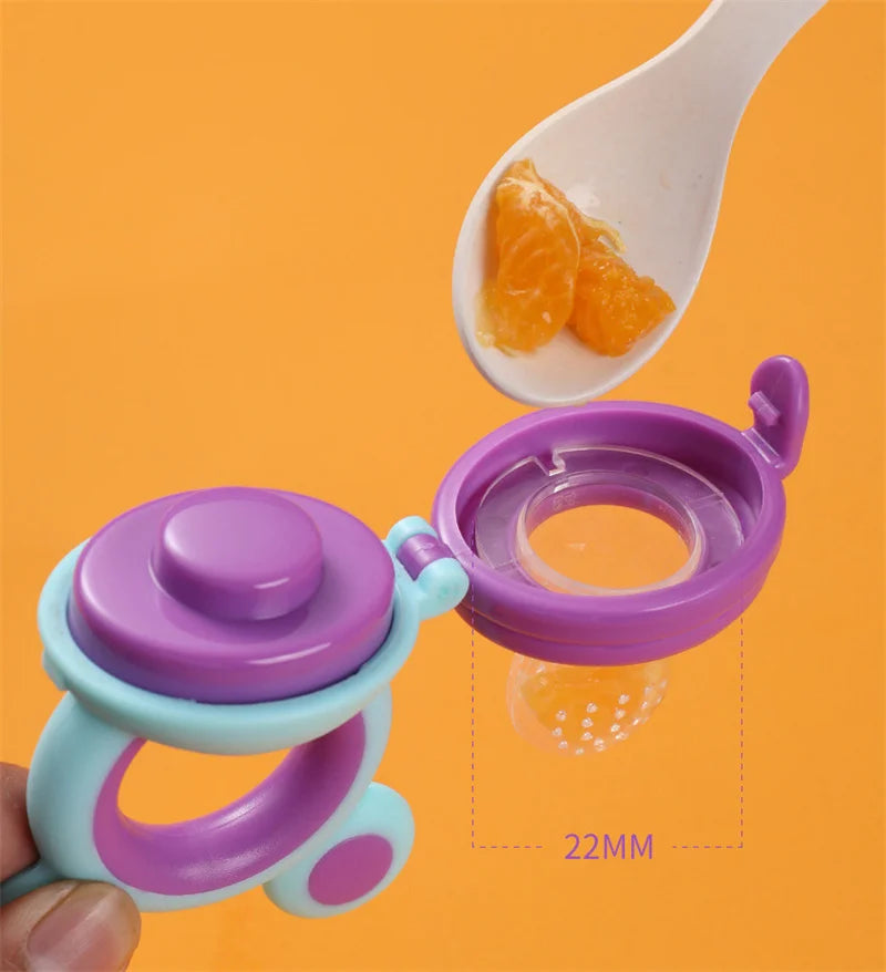 Baby Teether Nipple Fruit Food Feeder For New Born