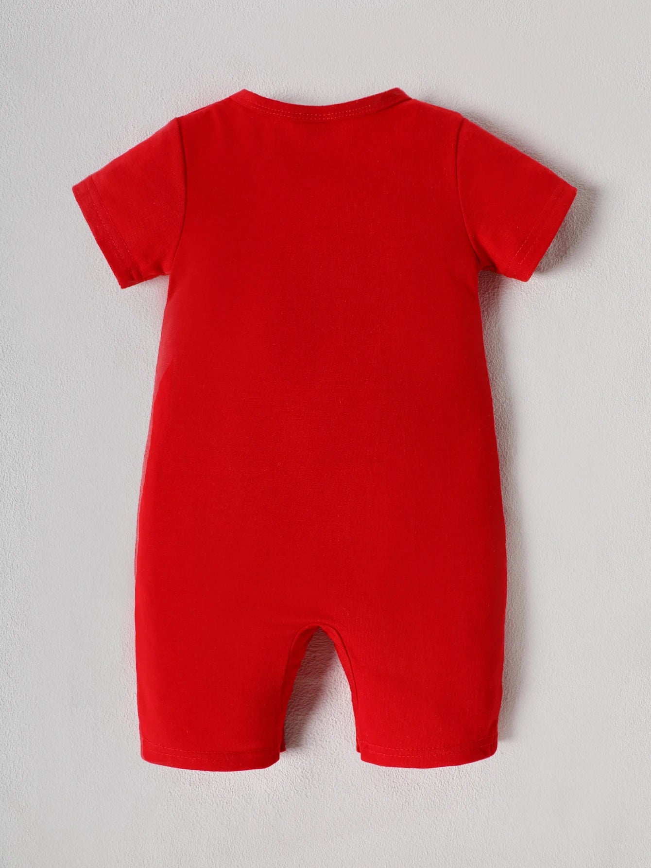 Boys and Girls Summer Baby Letters Printed Short-Sleeved M&M's