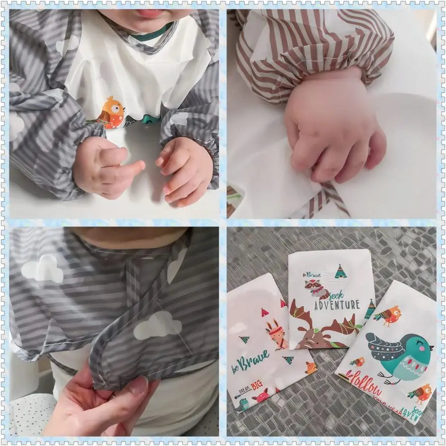 1Pcs Waterproof Eating Smock Clothes