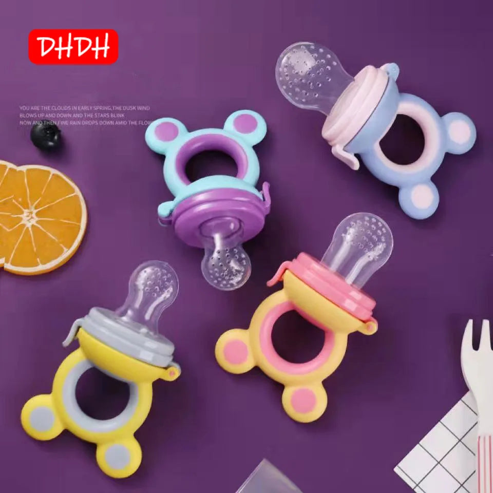 Baby Teether Nipple Fruit Food Feeder For New Born