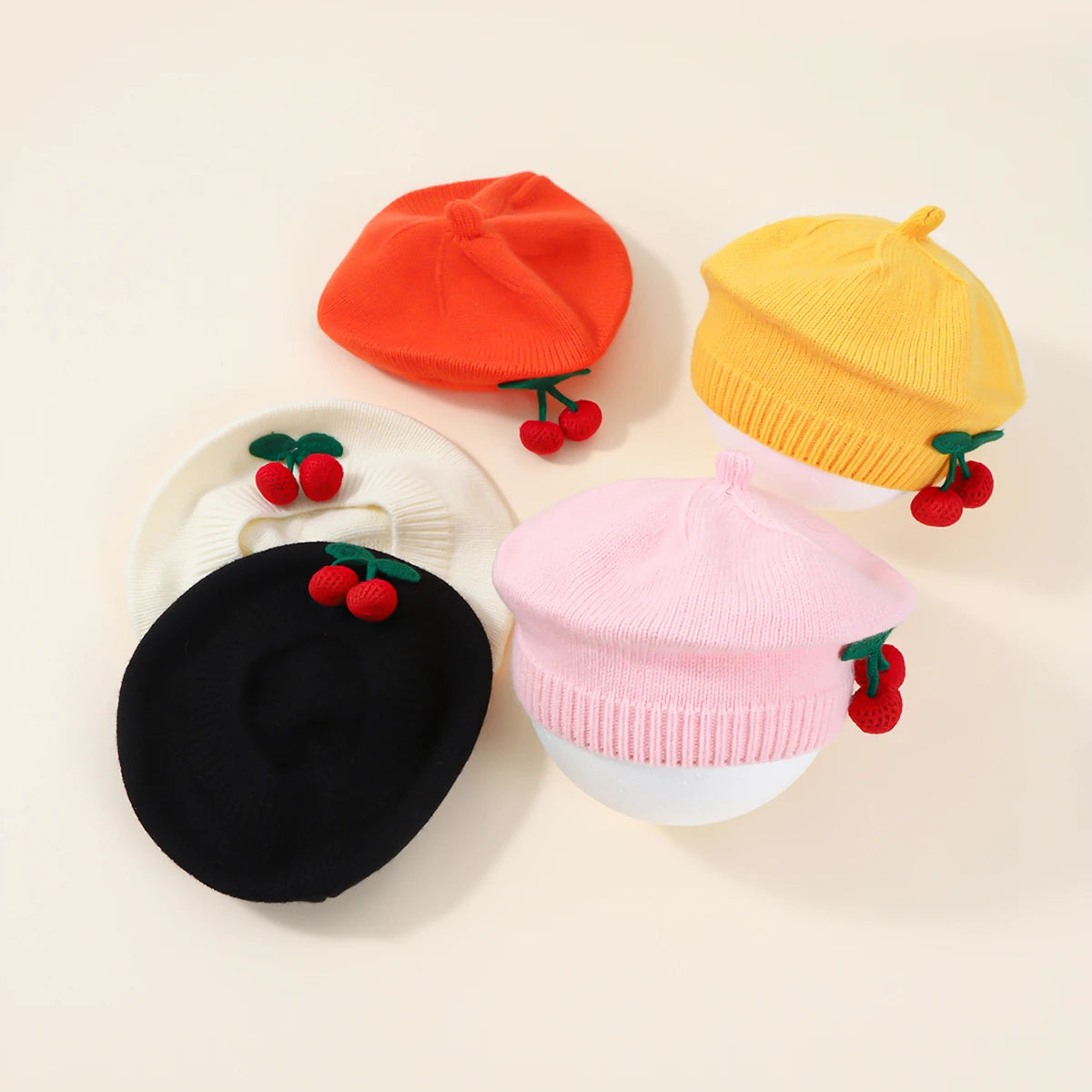 Fashion Baby Knitted Beret Cap