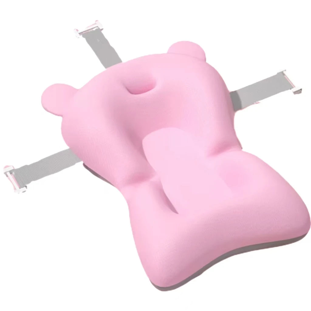 Baby bathtub support seat cushion
