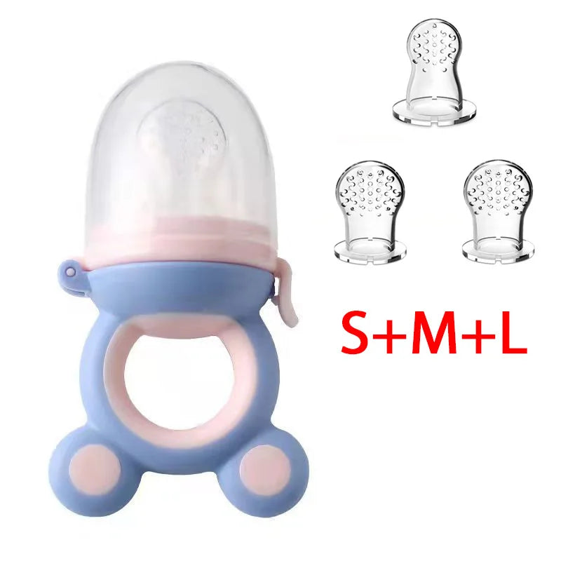 Baby Teether Nipple Fruit Food Feeder For New Born