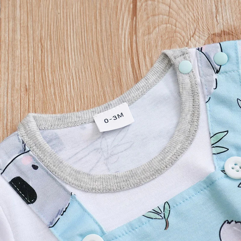 Newborn Baby Clothes Girl Boy koala  Short Sleeve Romper 0-18