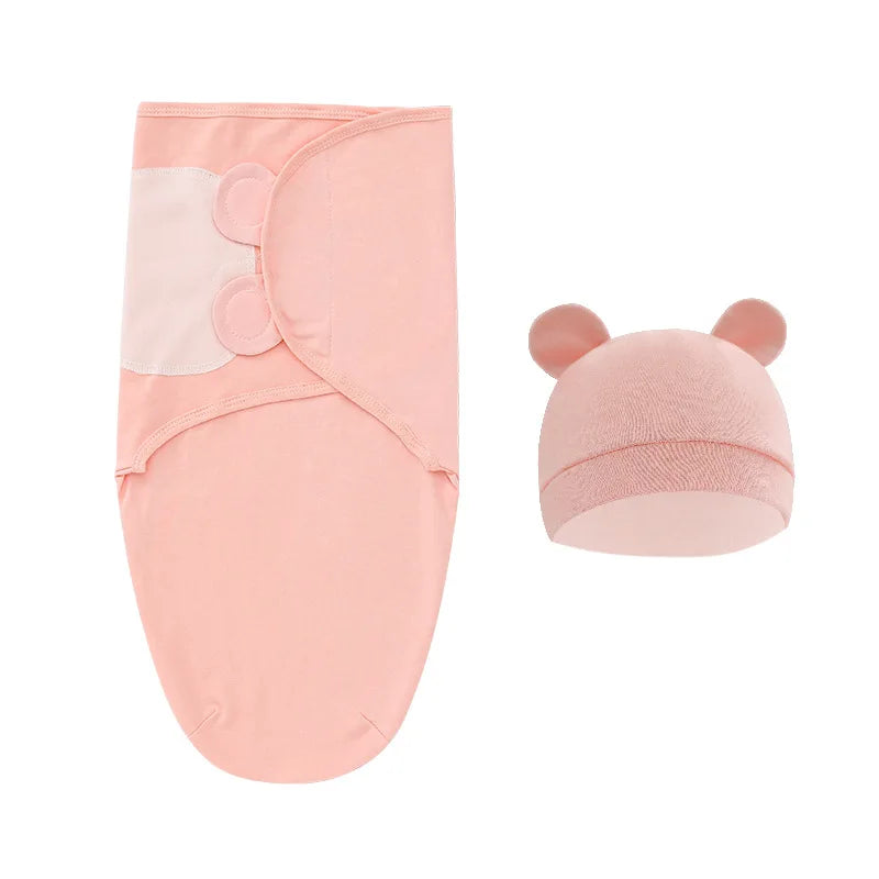 Newborn Sleeping Bag And Hat Set