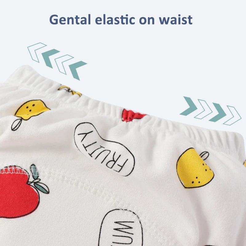 4PCS Baby Waterproof Diapers Pee Shorts Underwears.