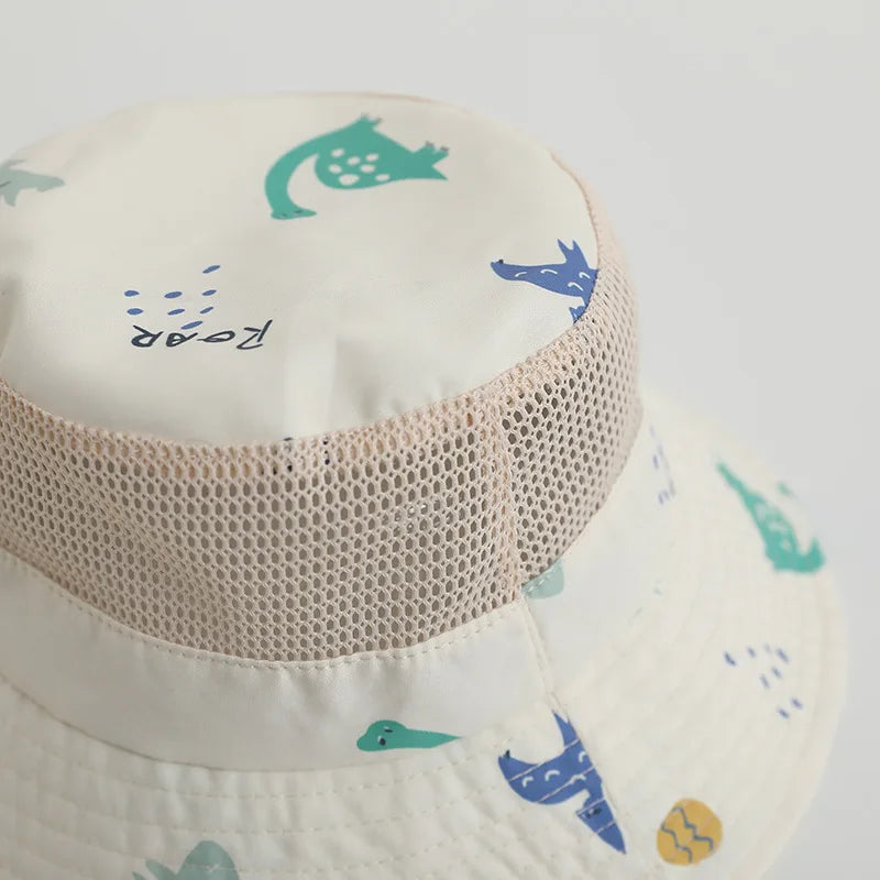 Cartoon Kids Bucket Hat 2025 Summer Children Cap Beach