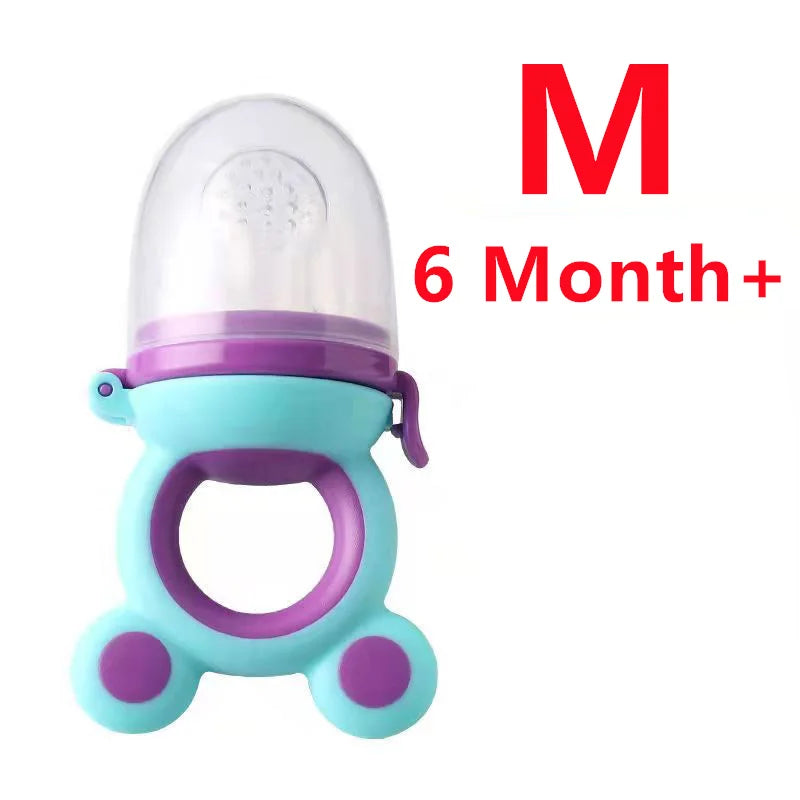 Baby Teether Nipple Fruit Food Feeder For New Born