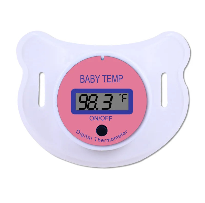 Baby's Electronic Pacifier  Children's Oral Thermometer Celsius/Fahrenheit