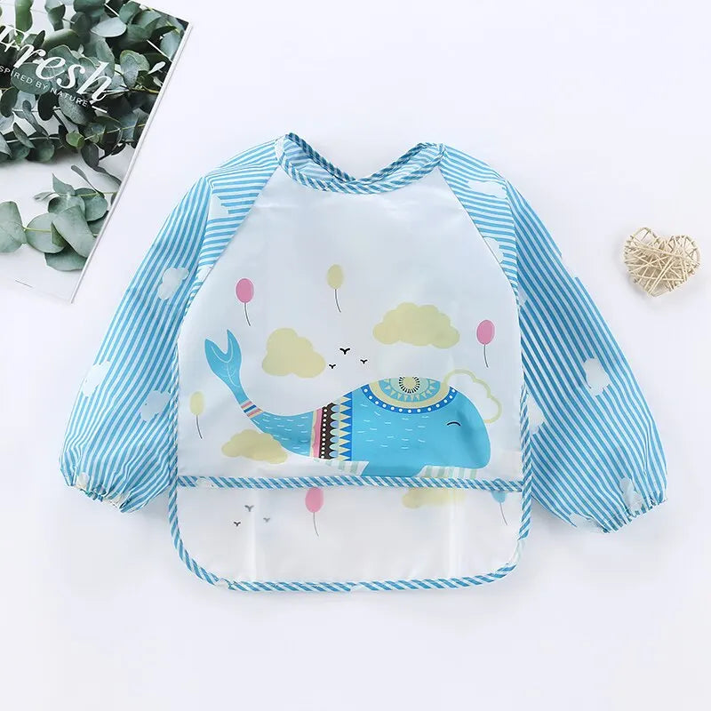 1Pcs Waterproof Eating Smock Clothes