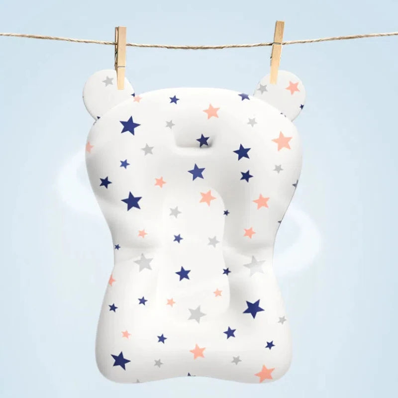 Baby bathtub support seat cushion