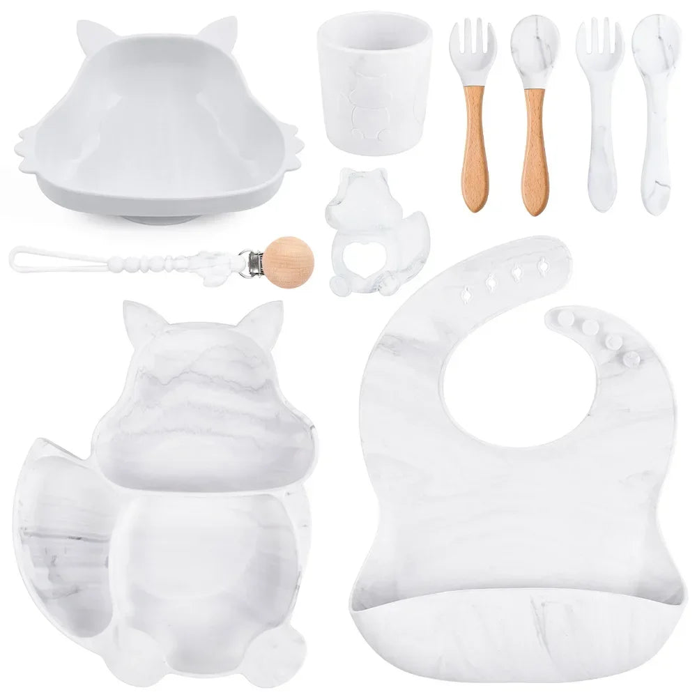 Silicone Plates with Suction