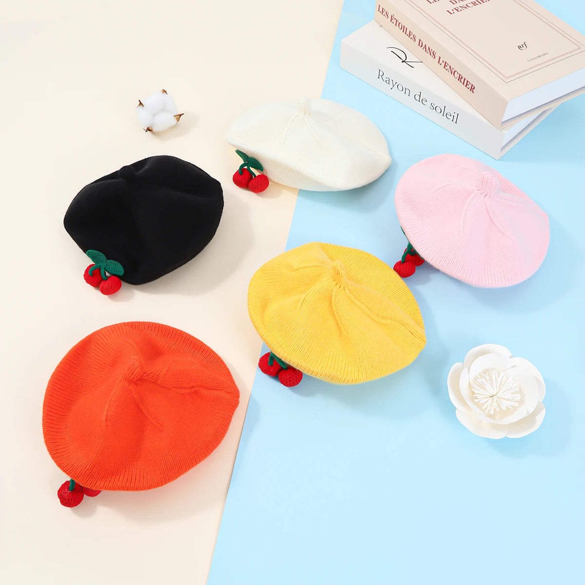 Fashion Baby Knitted Beret Cap