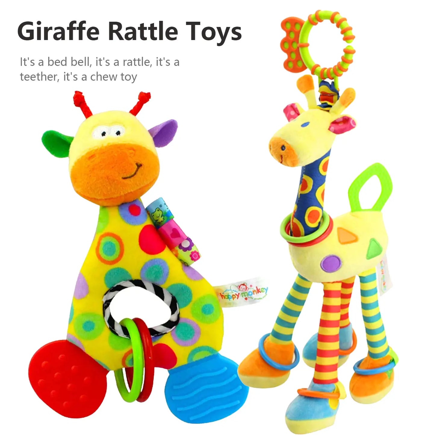 6 Types Baby handheld rattle