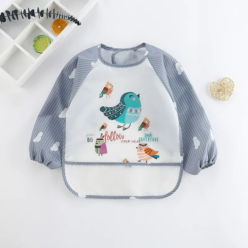1Pcs Waterproof Eating Smock Clothes