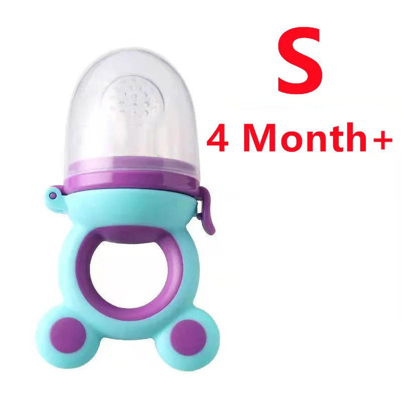 Baby Teether Nipple Fruit Food Feeder For New Born