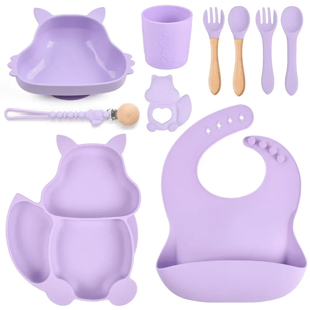 Silicone Plates with Suction