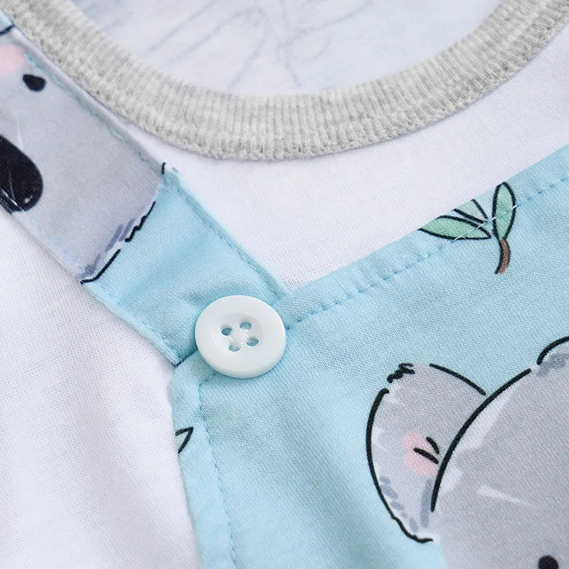Newborn Baby Clothes Girl Boy koala  Short Sleeve Romper 0-18