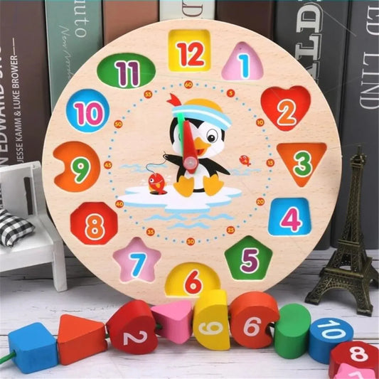 Montessori Children Clock Puzzle