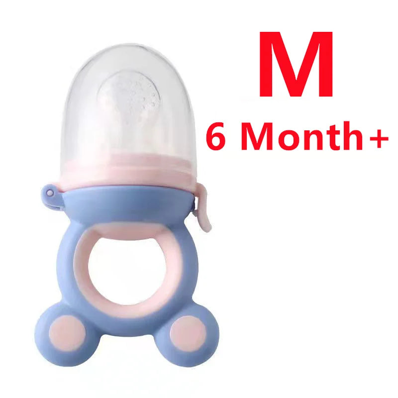 Baby Teether Nipple Fruit Food Feeder For New Born