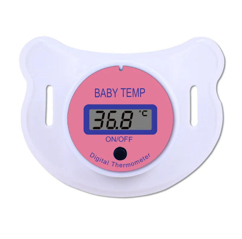 Baby's Electronic Pacifier  Children's Oral Thermometer Celsius/Fahrenheit