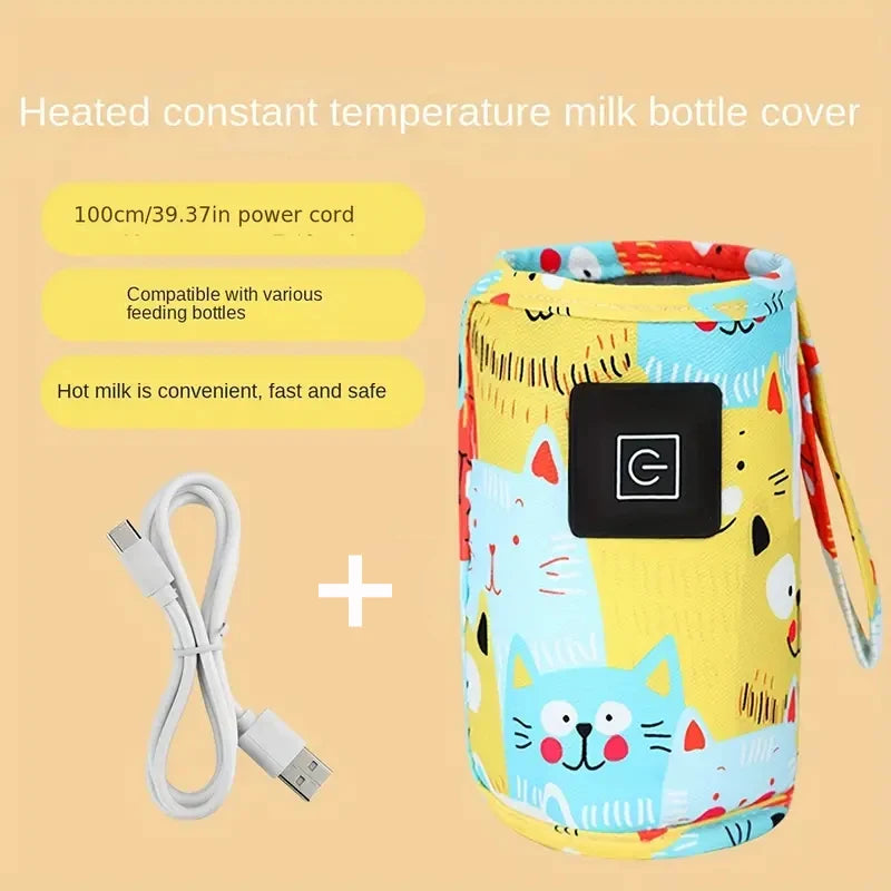 USB Milk Water Warmer, Heater Portable Bottle Feeding
