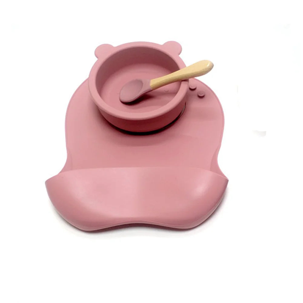 7pcs Children's Silicone Plate Set