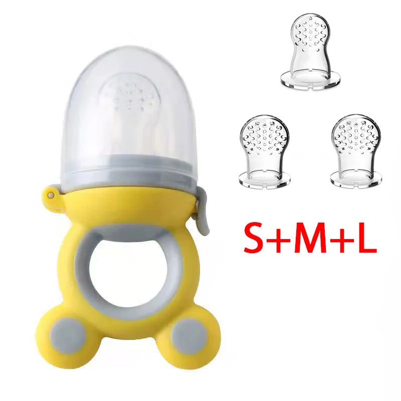 Baby Teether Nipple Fruit Food Feeder For New Born