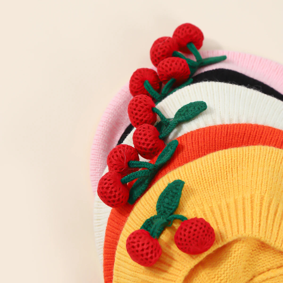 Fashion Baby Knitted Beret Cap