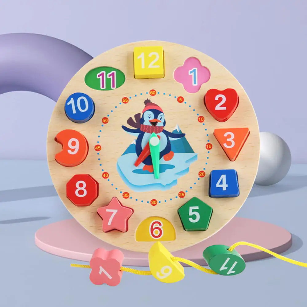 Montessori Children Clock Puzzle