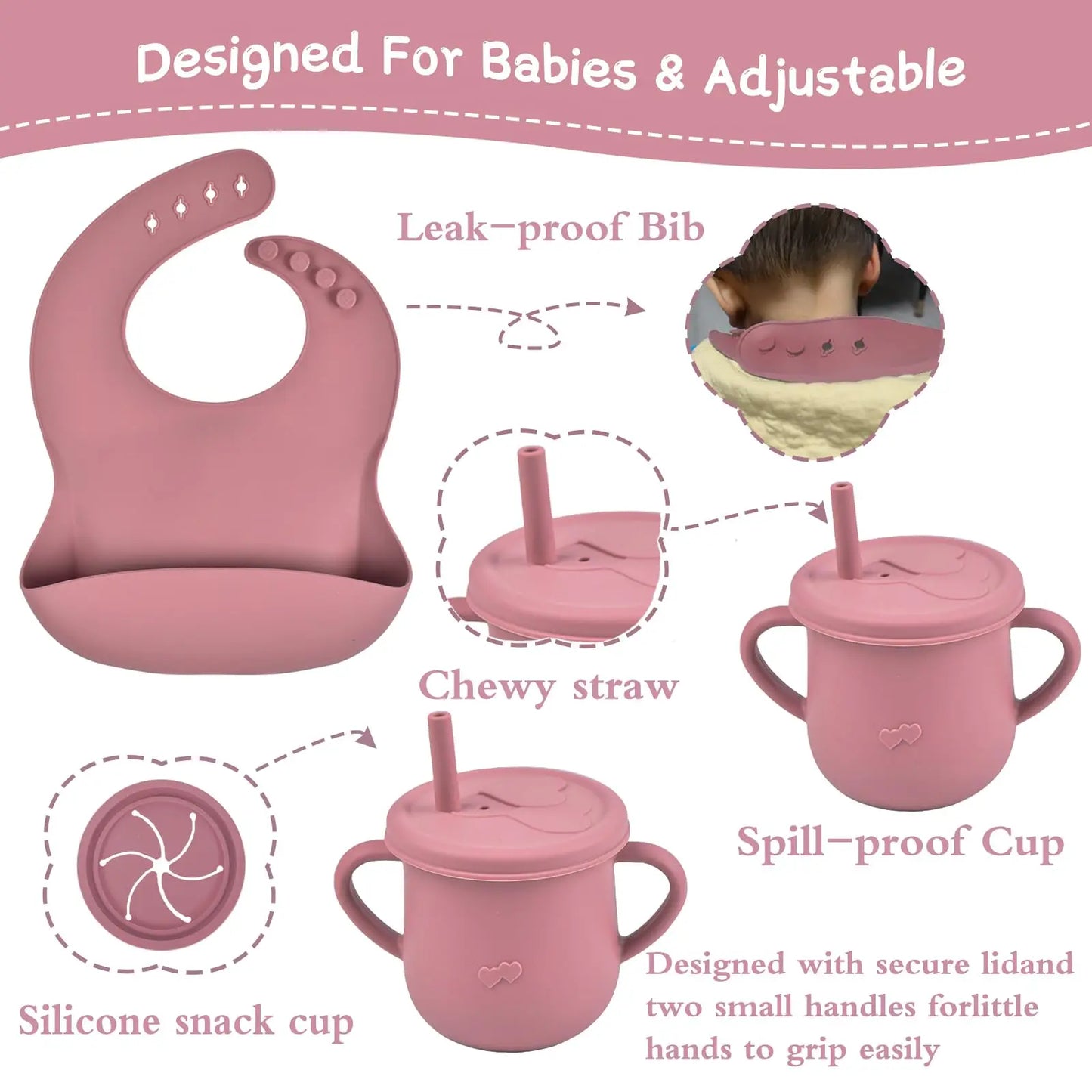 Silicone Plates with Suction