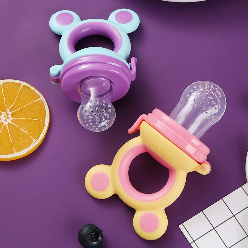 Baby Teether Nipple Fruit Food Feeder For New Born