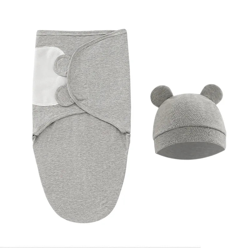 Newborn Sleeping Bag And Hat Set